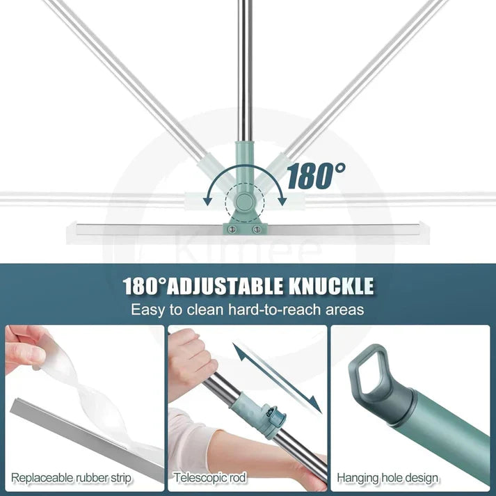 Multi-Surface Long Handle Glass & Tile Mop