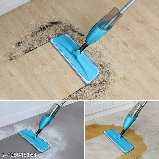360° Rotatable Health Spray Mop with Refillable Bottle | Microfiber Floor Cleaning Mop